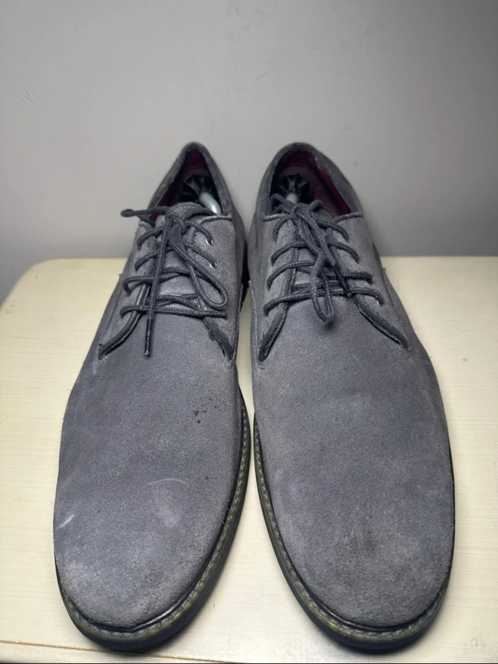 Timberland Naples trail Men's Charcoal Gray Suede Oxford Derby Shoes